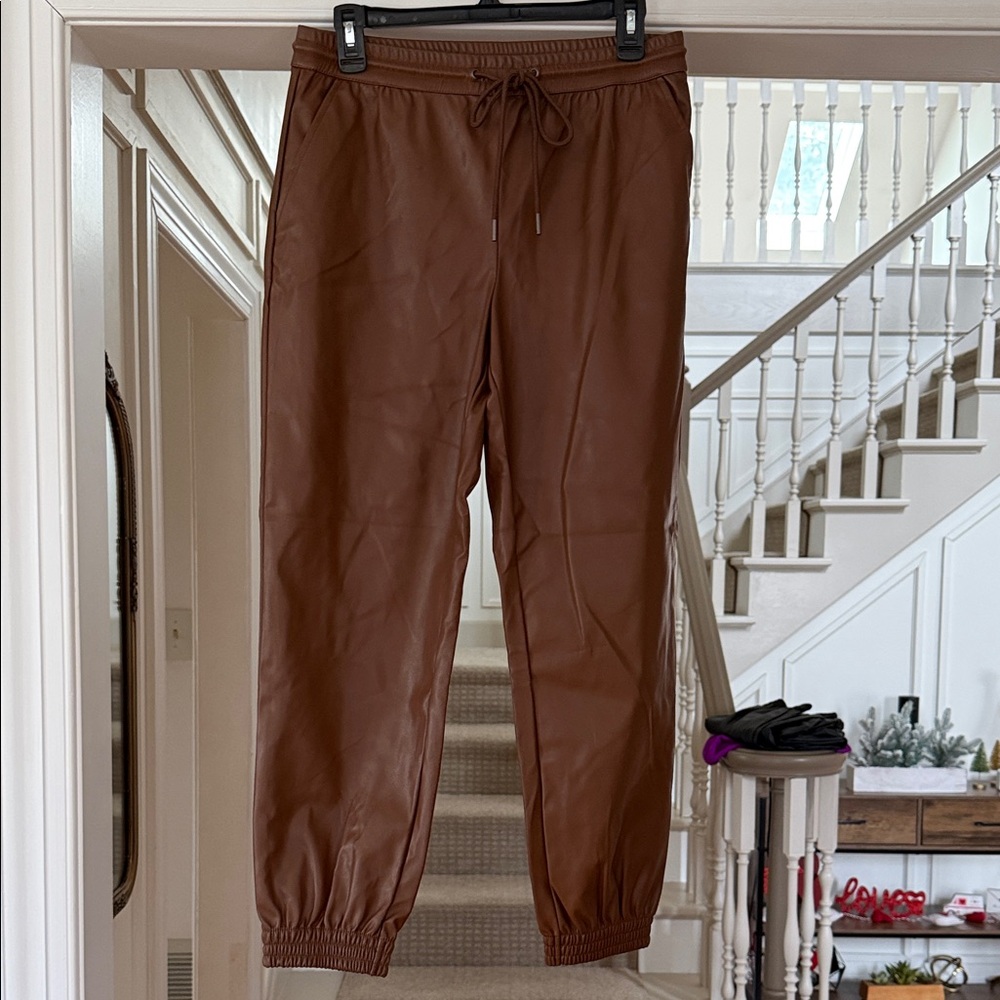 A New Day Leather Look Joggers